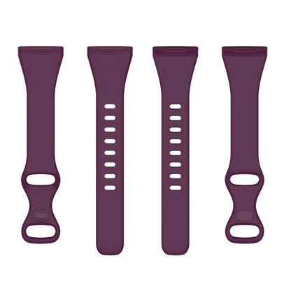 For Fitbit Versa 4 / Versa 3 / Sense Universal TPU Watch Band, Size:L(Dark Purple) - Watch Bands by buy2fix | Online Shopping UK | buy2fix