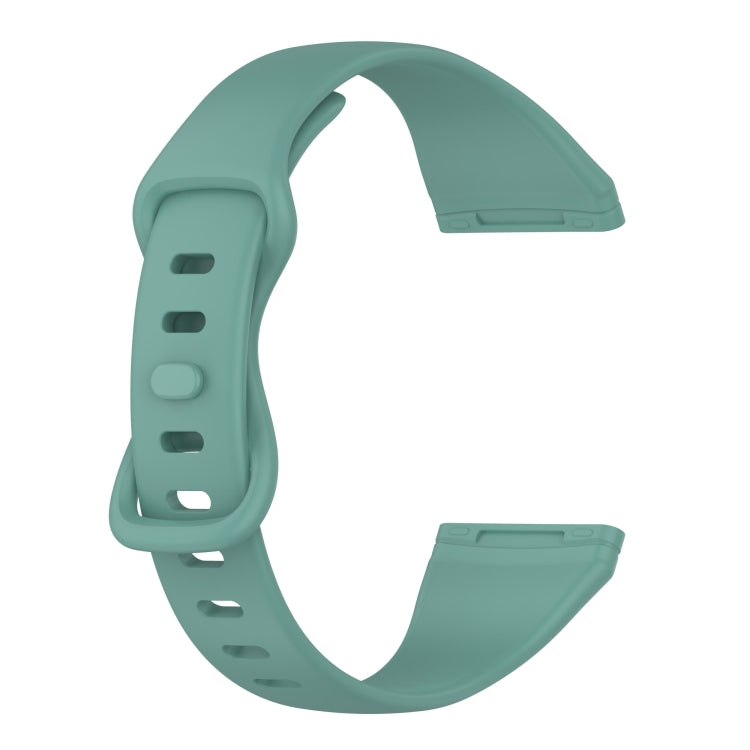 For Fitbit Versa 4 / Versa 3 / Sense Universal TPU Watch Band, Size:L(Pine Needle Green) - Watch Bands by buy2fix | Online Shopping UK | buy2fix