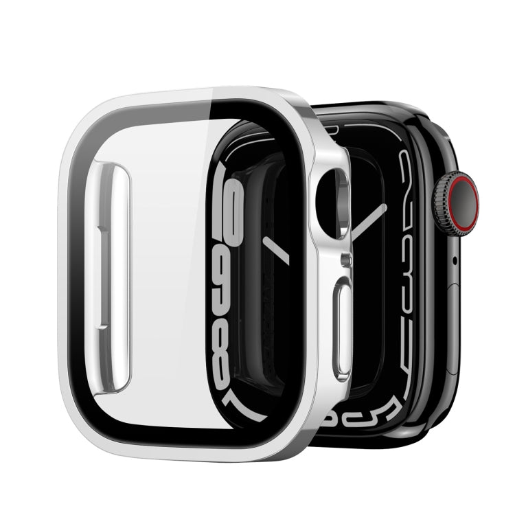 DUX DUCIS Electroplated PC Watch Case For Apple Watch Series 9 / 8 / 7 41mm(Silver) - Watch Cases by DUX DUCIS | Online Shopping UK | buy2fix