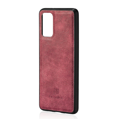 For Galaxy S20+ DG.MING Crazy Horse Texture Flip Detachable Magnetic Leather Case with Holder & Card Slots & Wallet(Red) - Galaxy Phone Cases by DG.MING | Online Shopping UK | buy2fix