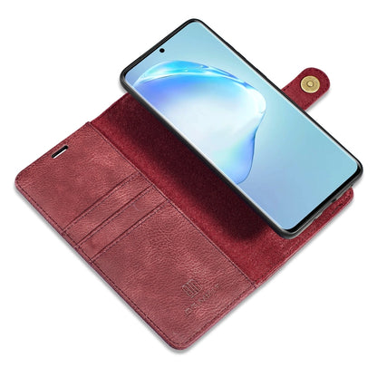 For Galaxy S20+ DG.MING Crazy Horse Texture Flip Detachable Magnetic Leather Case with Holder & Card Slots & Wallet(Red) - Galaxy Phone Cases by DG.MING | Online Shopping UK | buy2fix