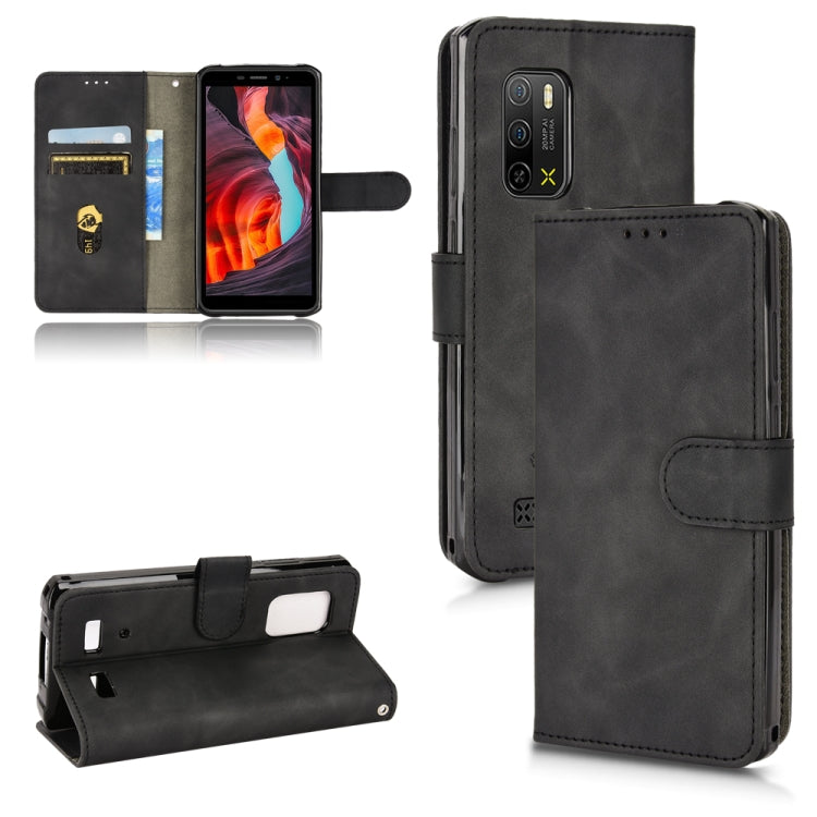 For Ulefone Armor X10 Skin Feel Magnetic Flip Leather Phone Case(Black) - Ulefone Cases by buy2fix | Online Shopping UK | buy2fix