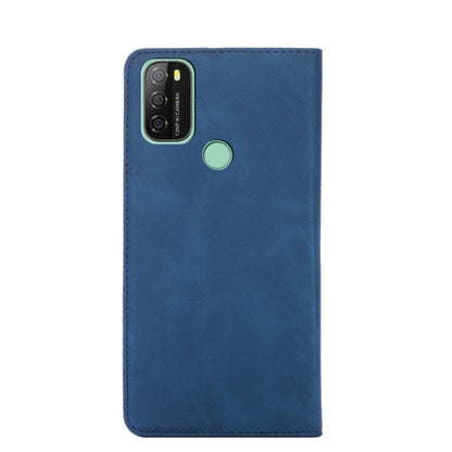 For Blackview A70 Skin Feel Magnetic Horizontal Flip Leather Phone Case(Blue) - More Brand by buy2fix | Online Shopping UK | buy2fix