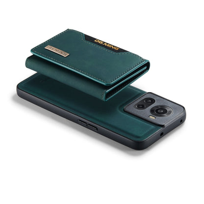 For OnePlus Ace/10R DG.MING M2 Series 3-Fold Multi Card Bag Phone Case(Green) - OnePlus Cases by DG.MING | Online Shopping UK | buy2fix