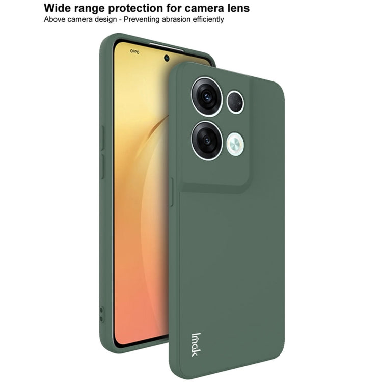 For OPPO Reno8 Pro+ 5G / Reno8 Pro 5G Global IMAK UC-4 Series Straight Edge TPU Soft Protective Case(Dark Green) - OPPO Cases by imak | Online Shopping UK | buy2fix