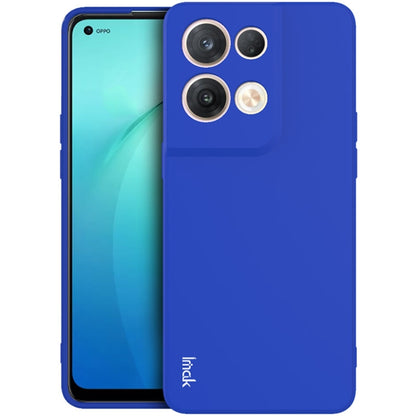 For OPPO Reno8 Pro 5G IMAK UC-4 Series Straight Edge TPU Soft Protective Case(Klein Blue) - OPPO Cases by imak | Online Shopping UK | buy2fix