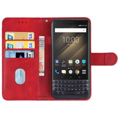 For Blackberry KEY2 Leather Phone Case(Red) - BlackBerry by buy2fix | Online Shopping UK | buy2fix