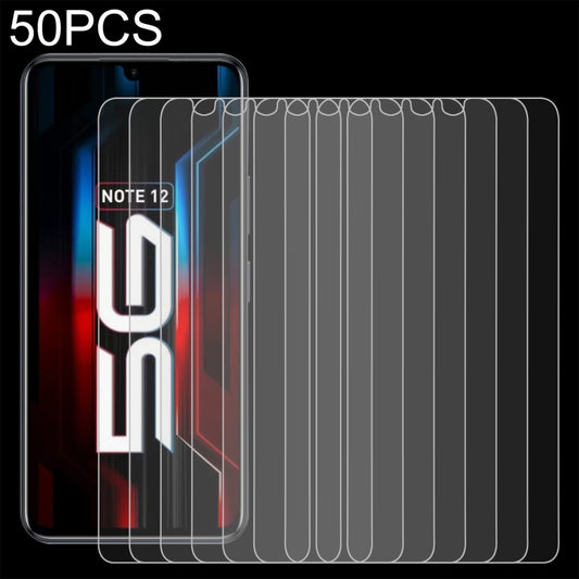 50 PCS 0.26mm 9H 2.5D Tempered Glass Film For Infinix Note 12 5G - Infinix Tempered Glass by buy2fix | Online Shopping UK | buy2fix