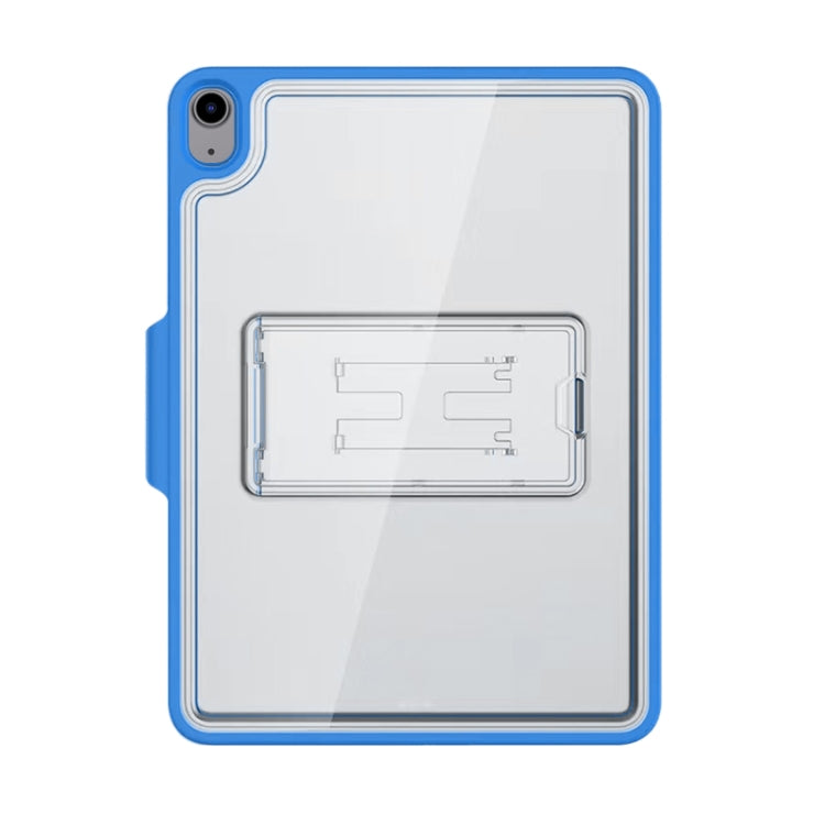 Mutural Transparent Holder Tablet Case For iPad Air 2022/ 2020 10.9(Blue) - iPad Air (2022) / (2020) 10.9 Cases by Mutural | Online Shopping UK | buy2fix