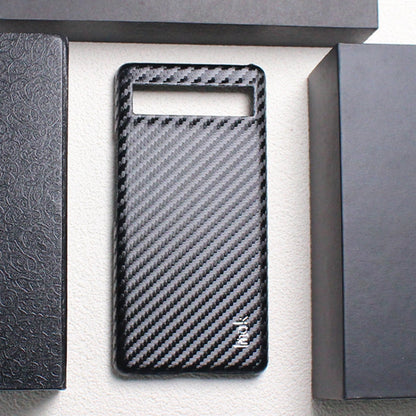 For Google Pixel 6a IMAK Ruiyi Series Carbon Fiber PU + PC Phone Case(Black) - Google Cases by imak | Online Shopping UK | buy2fix
