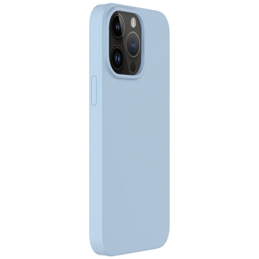 For iPhone 14 Pro Mutural Karen Series Liquid Silicone Magsafe Phone Case(Misty Blue) - iPhone 14 Pro Cases by Mutural | Online Shopping UK | buy2fix