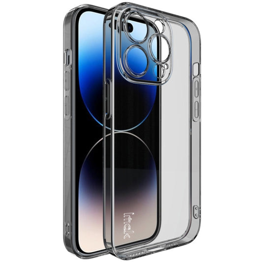 For iPhone 14 Pro imak UX-5 Series Shockproof TPU Protective Phone Case(Transparent Black) - iPhone 14 Pro Cases by imak | Online Shopping UK | buy2fix