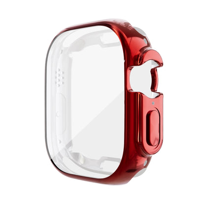 For Apple Watch 8 / 7 45mm All-inclusive Plating TPU Shockproof Case(Red) - Watch Cases by buy2fix | Online Shopping UK | buy2fix