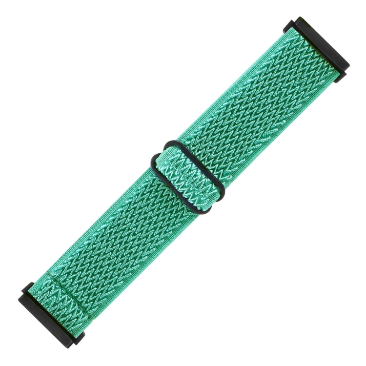 For Fitbit Versa 4 / Sense 2 Universal Wave Nylon Watch Band(Mint Green) - Watch Bands by buy2fix | Online Shopping UK | buy2fix