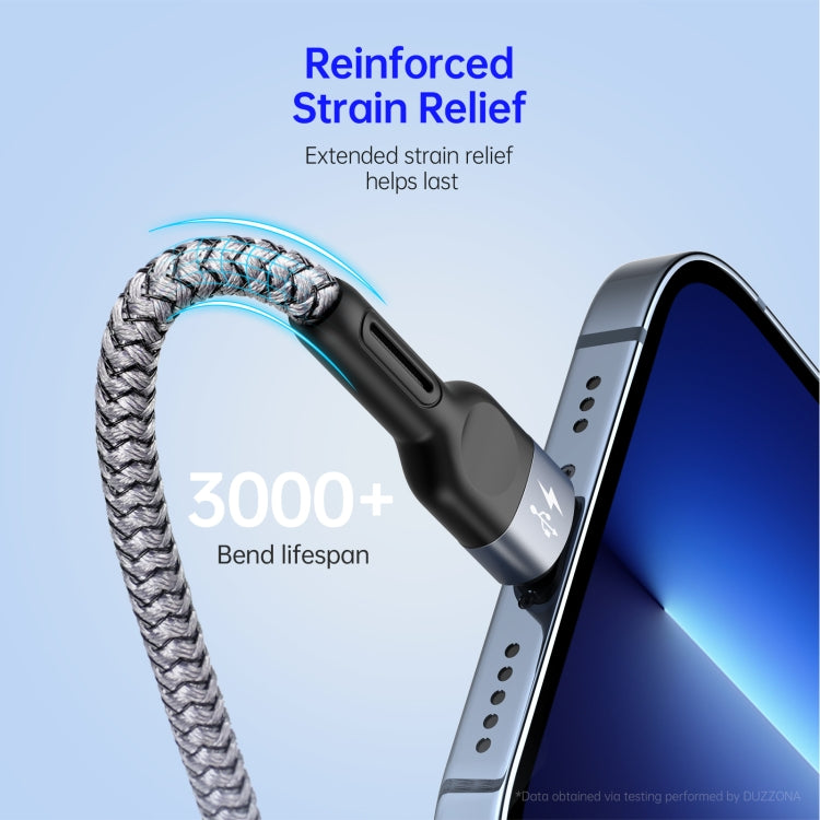 DUZZONA A3 3 in 1 USB to Type-C / 8 Pin / Micro USB Fast Charging Cable,Cable Length: 1.3m - Multifunction Cable by DUZZONA | Online Shopping UK | buy2fix