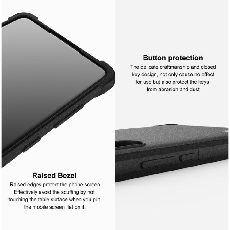 For Huawei Mate 50 imak All-inclusive Shockproof Airbag TPU Case(Matte Black) - Huawei Cases by imak | Online Shopping UK | buy2fix