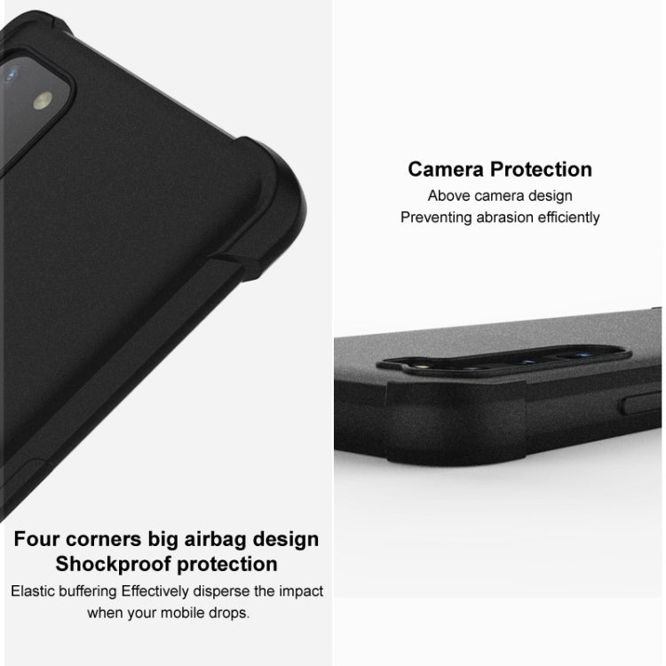 For Google Pixel 7 Pro 5G imak All-inclusive Shockproof Airbag TPU Case(Matte Black) - Google Cases by imak | Online Shopping UK | buy2fix