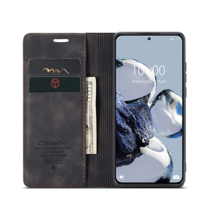 For Xiaomi 12T / 12T Pro CaseMe 013 Multifunctional Horizontal Flip Leather Phone Case(Black) - Xiaomi Cases by CaseMe | Online Shopping UK | buy2fix