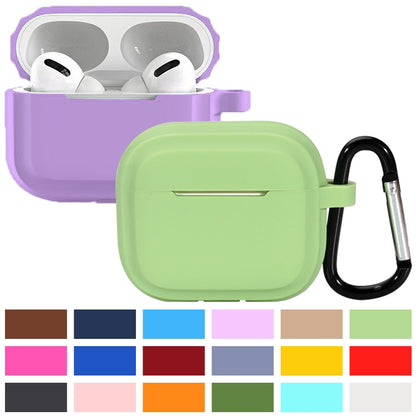 For AirPods Pro 2 Striped Shockproof Earphone Case(Light Purple) - For AirPods Pro 2 by buy2fix | Online Shopping UK | buy2fix