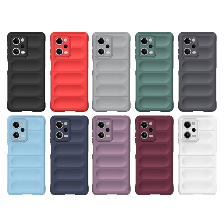 For Xiaomi Redmi Note 12 Pro 5G China / Note 12 Pro 5G Speed  Magic Shield TPU + Flannel Phone Case(Light Blue) - Note 12 Pro Cases by buy2fix | Online Shopping UK | buy2fix