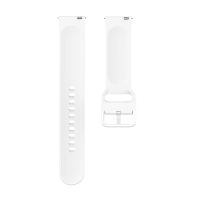 23mm Color Buckle Silicone Wrist Strap Watch Band for Fitbit Versa 2 / Versa / Versa Lite / Blaze, Size: S(White) - Watch Bands by buy2fix | Online Shopping UK | buy2fix