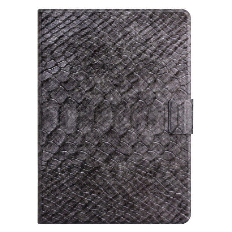 For Samsung Galaxy Tab A7 10.4 2020 Solid Color Crocodile Texture Leather Smart Tablet Case(Black) - Other Galaxy Tab PC by buy2fix | Online Shopping UK | buy2fix