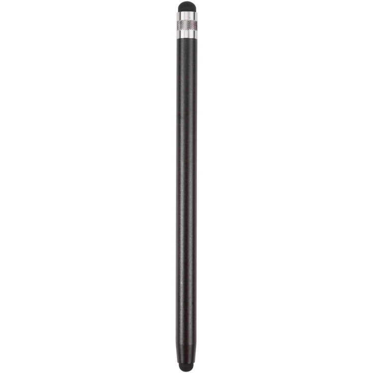 Universal Cloth Head + Silicone Head Stylus(Black) - Stylus Pen by buy2fix | Online Shopping UK | buy2fix