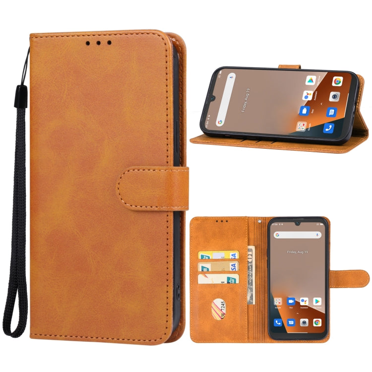 For Blackview BV5200 Pro Leather Phone Case(Brown) - More Brand by buy2fix | Online Shopping UK | buy2fix