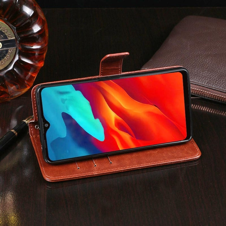 For Blackview A80 Pro idewei Crazy Horse Texture Horizontal Flip Leather Case with Holder & Card Slots & Wallet(Sky Blue) - More Brand by idewei | Online Shopping UK | buy2fix