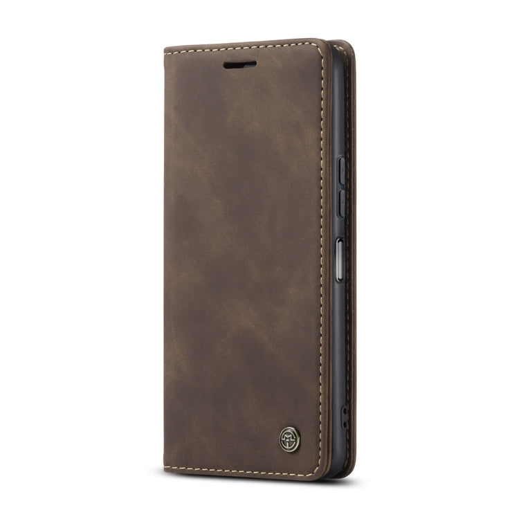 For Xiaomi Redmi Note 12 4G Global CaseMe 013 Multifunctional Horizontal Flip Leather Phone Case(Coffee) - Xiaomi Cases by CaseMe | Online Shopping UK | buy2fix