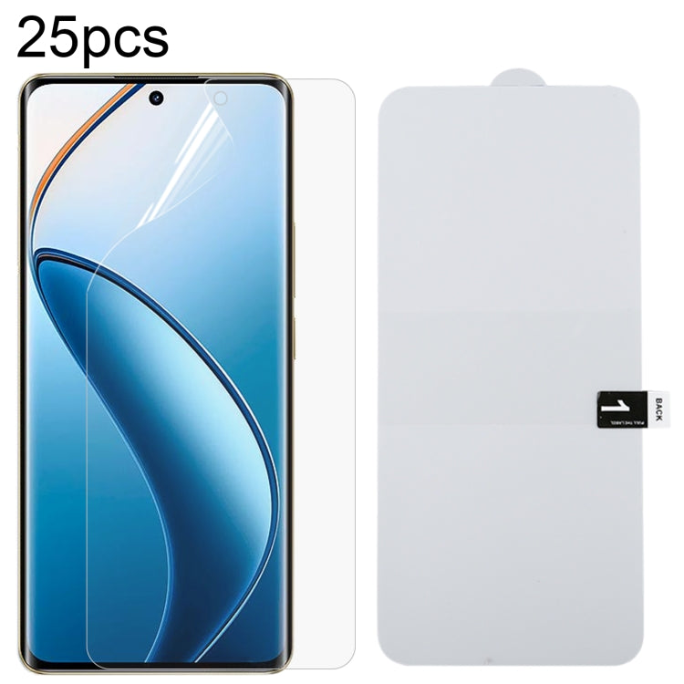 For Realme 13 Pro+ / 12 Pro / 12 Pro + 25pcs Full Screen Protector Explosion-proof Hydrogel Film - Realme Tempered Glass by buy2fix | Online Shopping UK | buy2fix