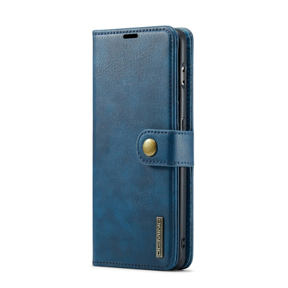 For OnePlus 11 DG.MING Crazy Horse Texture Detachable Magnetic Leather Case(Blue) - OnePlus Cases by DG.MING | Online Shopping UK | buy2fix