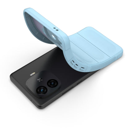 For vivo iQOO Z9 Turbo 5G Magic Shield TPU + Flannel Phone Case(Purple) - vivo Cases by buy2fix | Online Shopping UK | buy2fix
