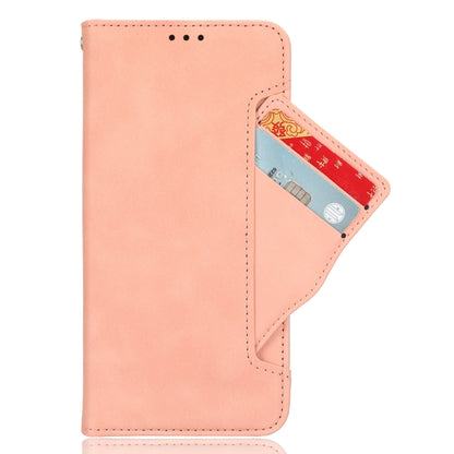 For Motorola Moto G Power 5G 2024 Skin Feel Calf Texture Card Slots Leather Phone Case(Pink) - Motorola Cases by buy2fix | Online Shopping UK | buy2fix