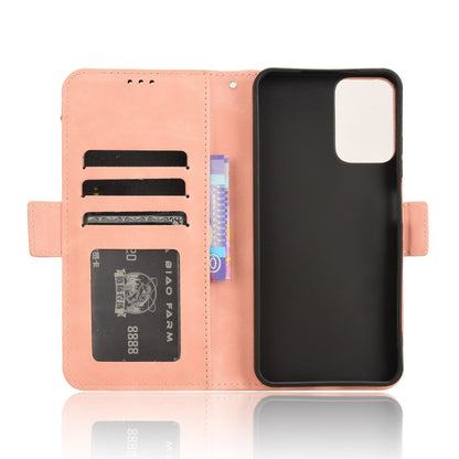 For Motorola Moto G Power 5G 2024 Skin Feel Calf Texture Card Slots Leather Phone Case(Pink) - Motorola Cases by buy2fix | Online Shopping UK | buy2fix