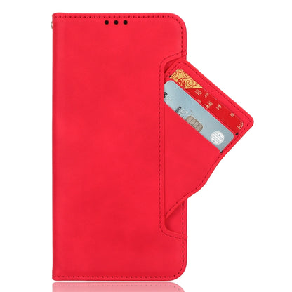 For Xiaomi Redmi K70 / K70 Pro 5G Skin Feel Calf Texture Card Slots Leather Phone Case(Red) - K70 Pro Cases by buy2fix | Online Shopping UK | buy2fix