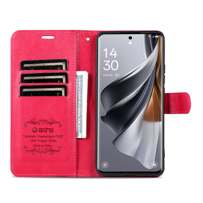 For vivo S18 Pro AZNS Sheepskin Texture Flip Leather Phone Case(Red) - S18 Pro Cases by AZNS | Online Shopping UK | buy2fix