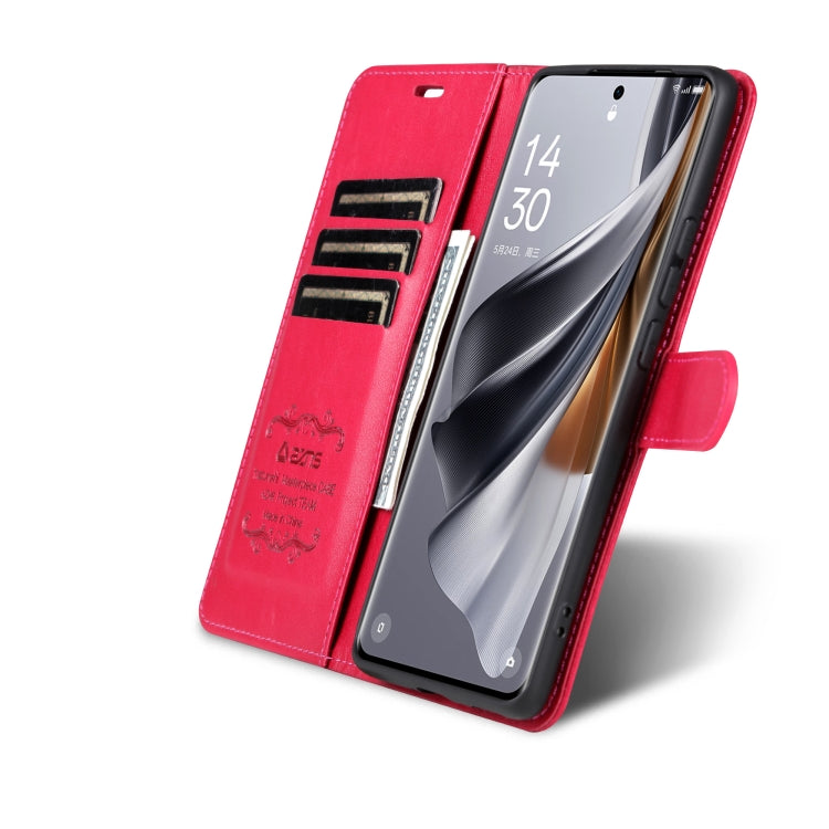 For vivo S18 Pro AZNS Sheepskin Texture Flip Leather Phone Case(Red) - S18 Pro Cases by AZNS | Online Shopping UK | buy2fix