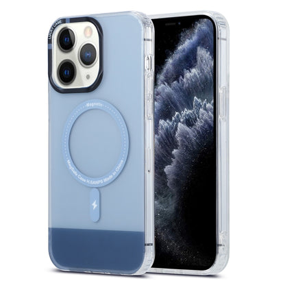 For iPhone 11 Pro Max PC + TPU IMD MagSafe Magnetic Phone Case(Grey) - iPhone 11 Pro Max Cases by buy2fix | Online Shopping UK | buy2fix