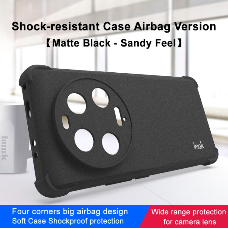 For Xiaomi 13 Ultra 5G imak Shockproof Airbag TPU Phone Case(Matte Black) - 13 Ultra Cases by imak | Online Shopping UK | buy2fix