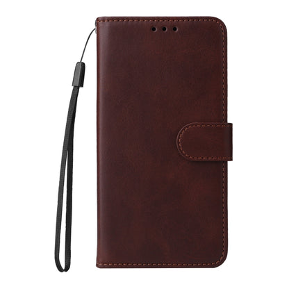 For Xiaomi Redmi K70 / K70 Pro Classic Calf Texture Flip Leather Phone Case(Brown) - K70 Pro Cases by buy2fix | Online Shopping UK | buy2fix