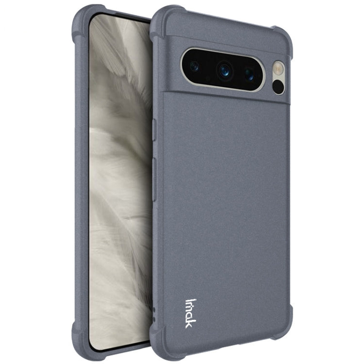 For Google Pixel 8 Pro imak All-inclusive Shockproof Airbag TPU Case(Matte Grey) - Google Cases by imak | Online Shopping UK | buy2fix