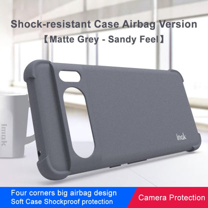 For Google Pixel 8 Pro imak All-inclusive Shockproof Airbag TPU Case(Matte Grey) - Google Cases by imak | Online Shopping UK | buy2fix