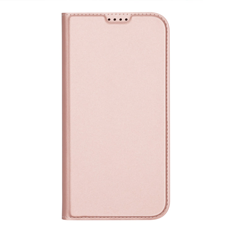 For iPhone 16 Plus DUX DUCIS Skin Pro Series Flip Leather Phone Case(Rose Gold) - iPhone 16 Plus Cases by DUX DUCIS | Online Shopping UK | buy2fix