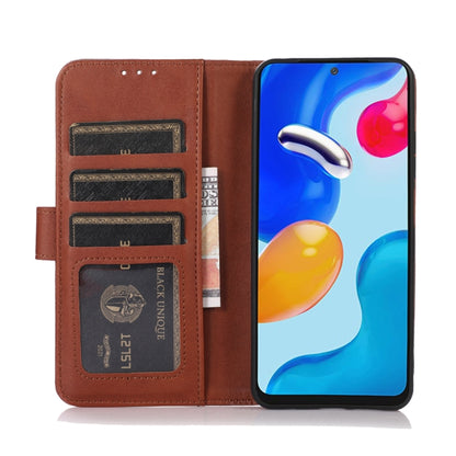 For iPhone 16 Cow Texture Leather Phone Case(Brown) - iPhone 16 Cases by buy2fix | Online Shopping UK | buy2fix