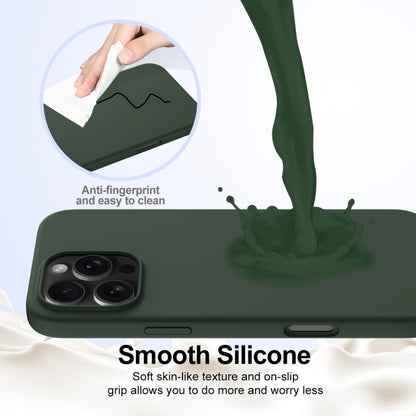 For iPhone 16 Pro Shockproof Silicone Magsafe Phone Case(Dark Green) - iPhone 16 Pro Cases by buy2fix | Online Shopping UK | buy2fix