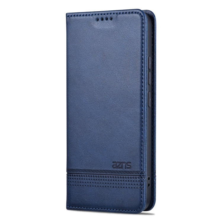 For Xiaomi 14 Pro AZNS Magnetic Calf Texture Flip Leather Phone Case(Dark Blue) - 14 Pro Cases by AZNS | Online Shopping UK | buy2fix