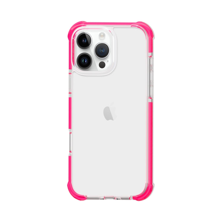 For iPhone 16 Pro Four-corner Shockproof TPU + Acrylic Phone Case(Pink) - iPhone 16 Pro Cases by buy2fix | Online Shopping UK | buy2fix