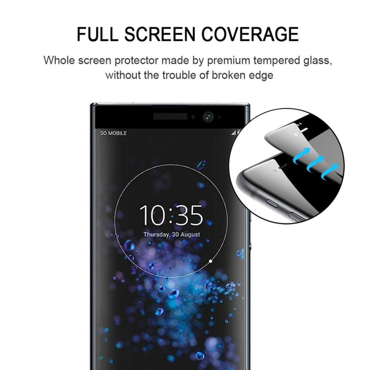 For Sony Xperia XA2 Plus 3D Curved Edge Full Screen Tempered Glass Film - Sony Tempered Glass by buy2fix | Online Shopping UK | buy2fix