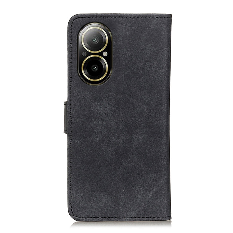 For Realme C67 4G KHAZNEH Retro Texture Leather Phone Case(Black) - C67 Cases by buy2fix | Online Shopping UK | buy2fix